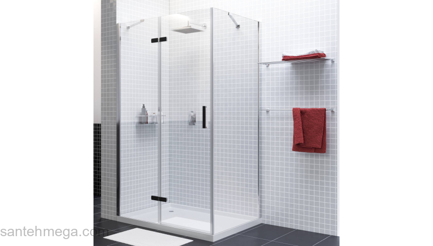 Душевой уголок WASSERKRAFT Aller 10H10L BLACK MATT. Фото