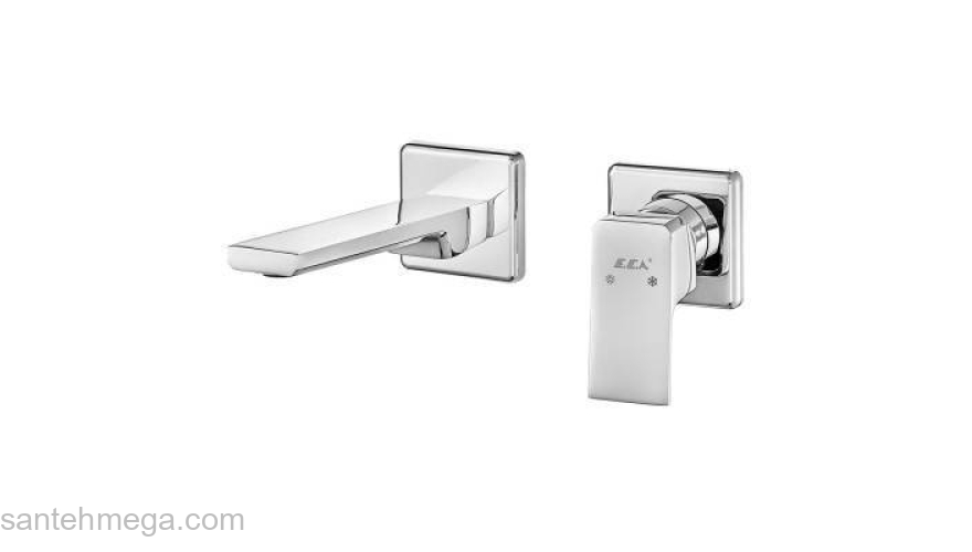 Смеситель для раковины настенный (внешняя часть) ECA Tiera 102167605EX-K. Фото