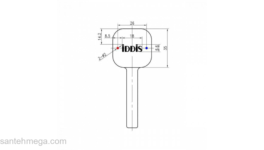 Встраиваемый смеситель с гигиеническим душем,матовый черный IDDIS 004BLS0i08. Фото