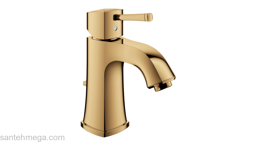 GROHE 23303GL0 Grandera Смеситель однорычажный для раковины со сливым гарнитуром. Фото