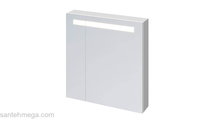 CERSANIT Зеркало-шкафчик MELAR 70 с подсветкой LS-MEL70-Os. Фото