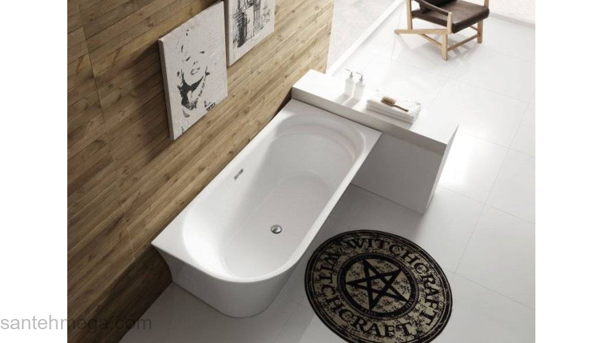 Ванна акриловая пристенная BELBAGNO BB410-1500-780. Фото