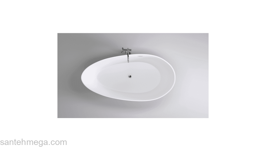 Акриловая ванна BLACK&WHITE Swan 180 SB106. Фото