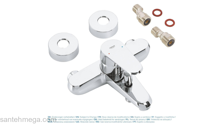 Смеситель для ванны GROHE Eurodisc Сosmopolitan 33390002. Фото