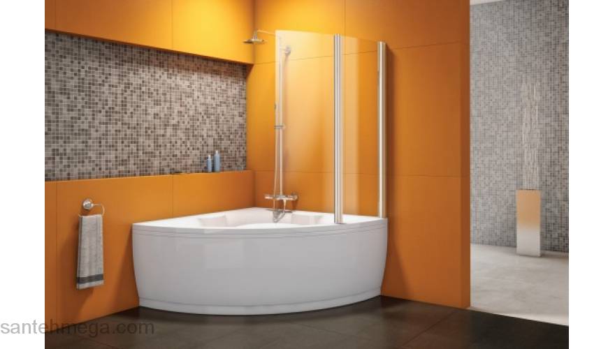 Шторка для ванны KOLPA-SAN Sole 102 SOTP102. Фото