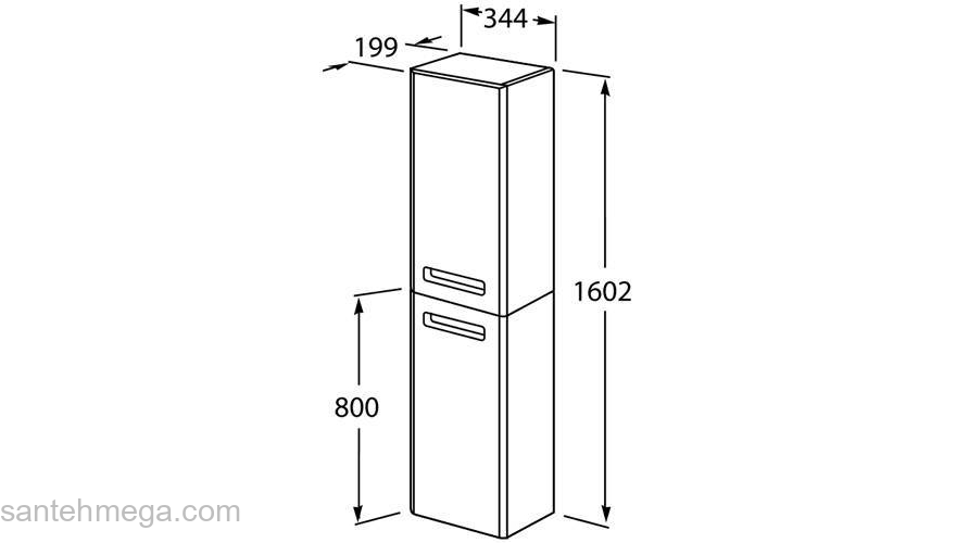 Пенал ROCA Gap ZRU9302746. Фото