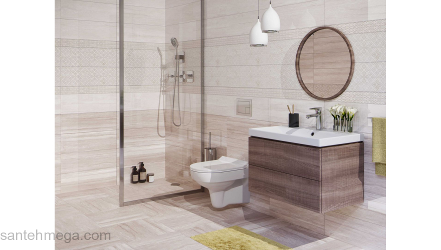 CERSANIT AIS011D Плитка облицовочная Alba 198х598 бежевый. Фото