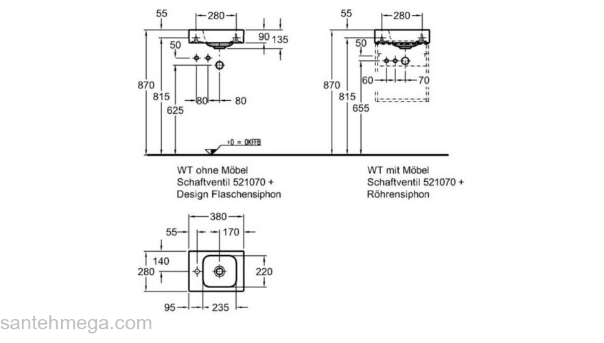 Тумба под раковину KERAMAG Icon 840037000. Фото