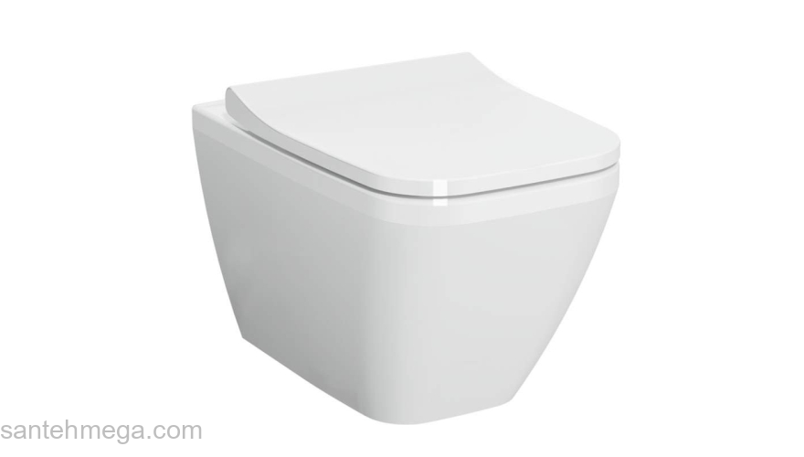 Подвесной унитаз VITRA Integra Square безободковый 7082B003-0075. Фото