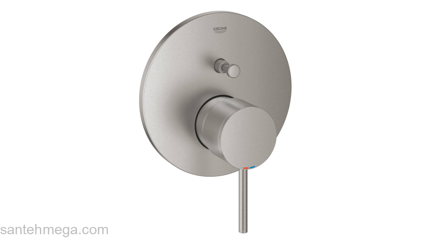 Смеситель для ванны GROHE 24066DC3 Atrio New, суперсталь. Фото