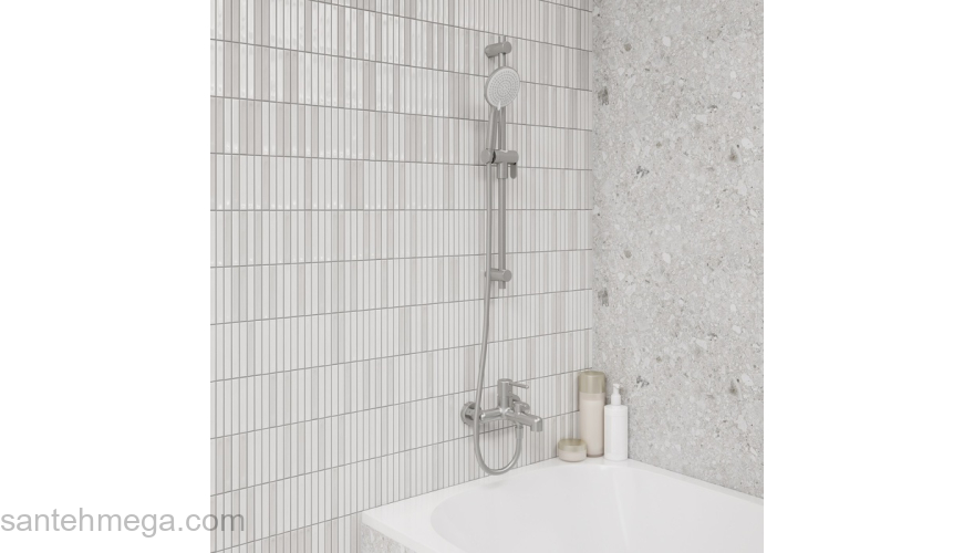 Шланг для душа хром матовый ПВХ 1.5м IDDIS 04P15BCi19. Фото