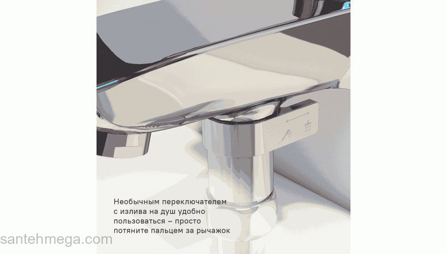 Смеситель для ванны Stone IDDIS STOSB00i02WA. Фото