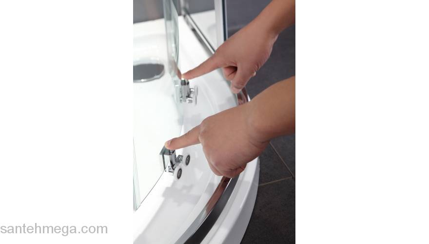 Душевой уголок BLACK & WHITE Stellar Wind S108 800. Фото