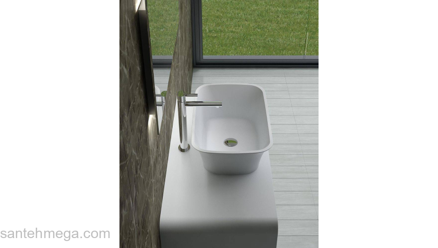 Раковина NS BATH NST-5836G (глянцевая) 58х36. Фото