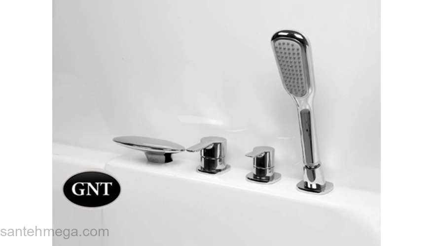 Врезной смеситель для ванны GNT Athabasca-77. Фото