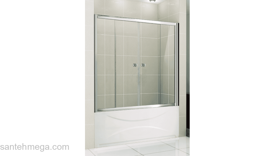 Шторка на ванну CEZARES Pratico PRATICO-VF-2-170/140-C-Cr. Фото