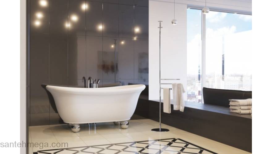 Ванна из литьевого мрамора SALINI ALBA 172х89 101311G/M. Фото
