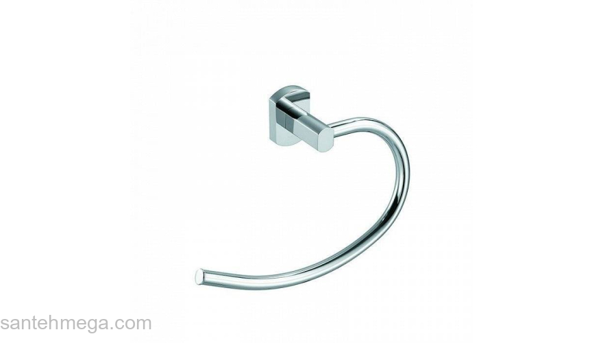 Полотенцедержатель полукольцо латунь Tasman MILARDO T061MI для ванной комнаты. Фото