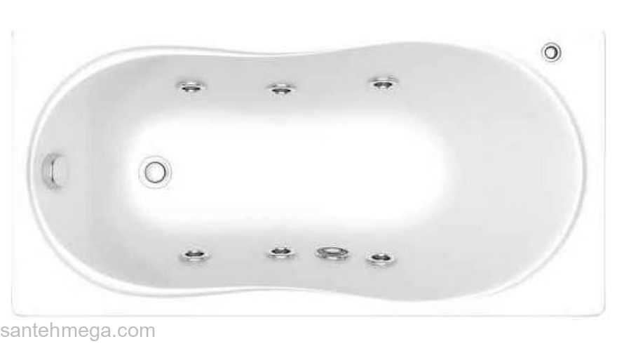 Ванна BAS Лима 130х70. Фото