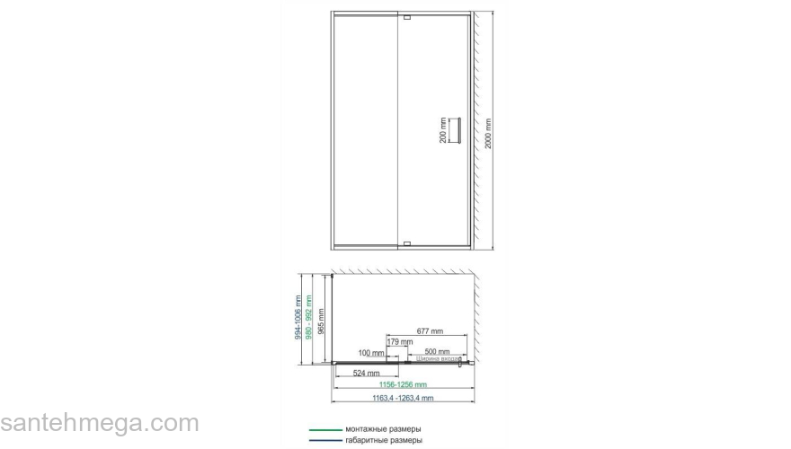 Душевой уголок WASSERKRAFT Berkel 48P10. Фото