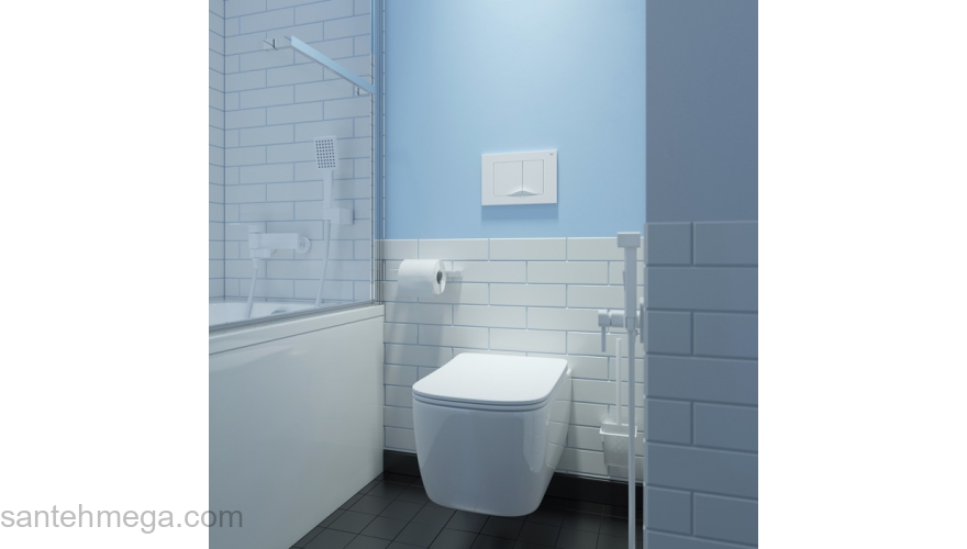 Клавиша смыва универсальная белая Unifix 005 IDDIS UNI05MWi77. Фото