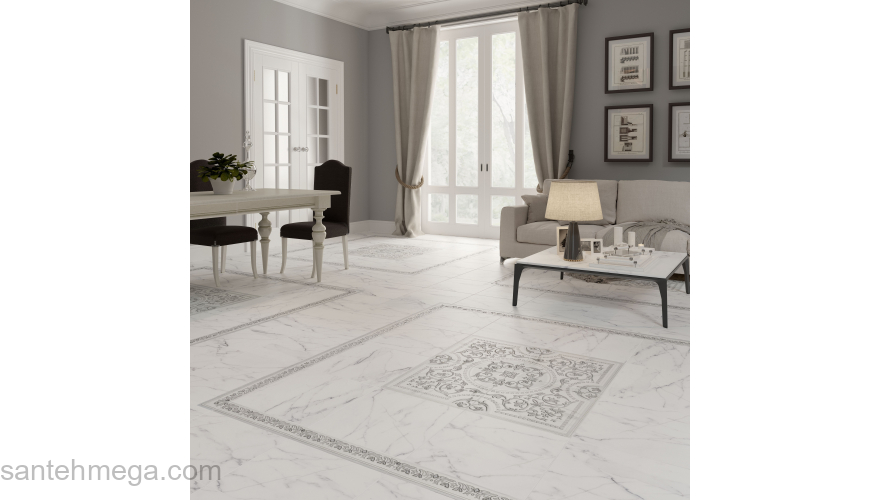 LASSELSBERGER 3609-0006 Панно Бьянка Каррара белый