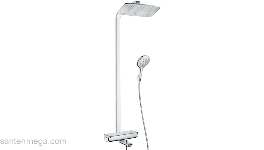 Душевая стойка Hansgrohe Raindance Select Showerpipe хром 360 27113000. Фото
