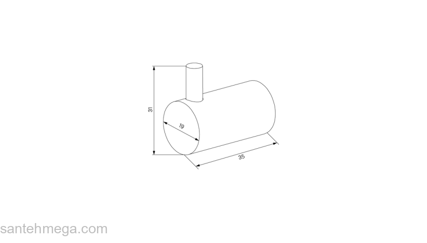 Комплект  одинарных крючков сплав металлов Petite матовое золото IDDIS PET2G02i41 для ванной комнаты. Фото