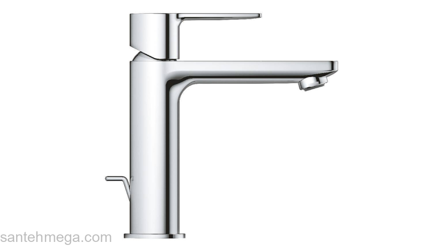 GROHE 32114001 Lineare New Смеситель однорычажный для раковины, сливной гарнитур, размер S. Фото