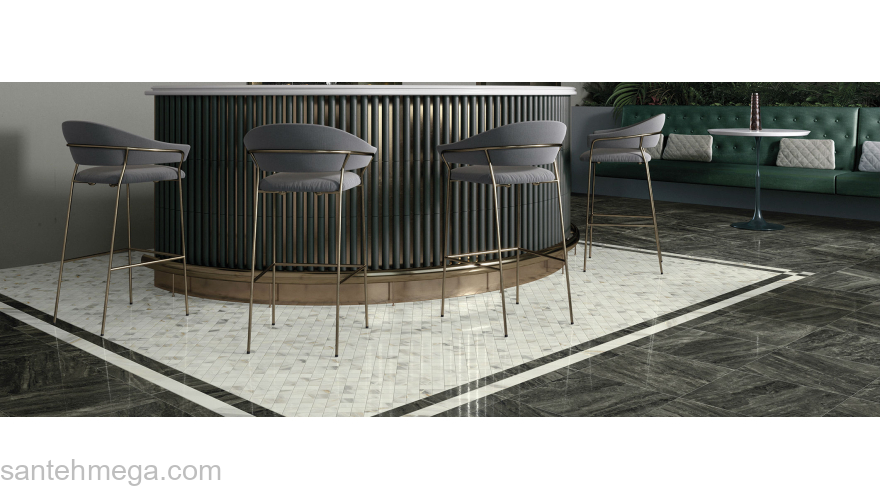 COLISEUMGRES 610090002005 Бордюр Флоренция 72х450 белый