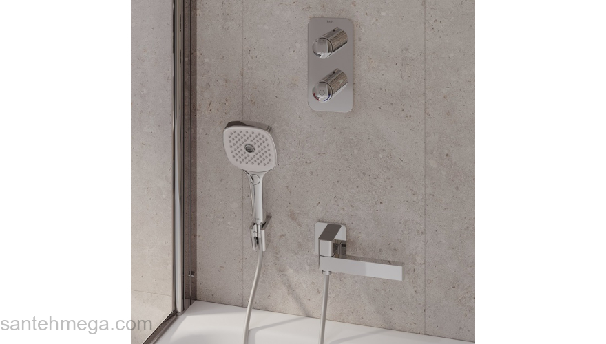 Встраиваемый смеситель с двумя выходами с управлением Push Control Slide IDDIS SLISBBTi67. Фото