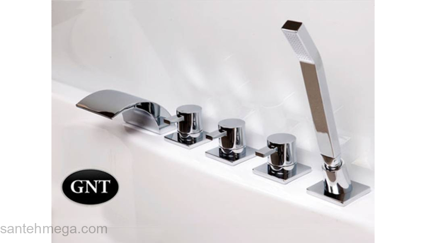 Врезной смеситель для ванны GNT Ontario-74. Фото