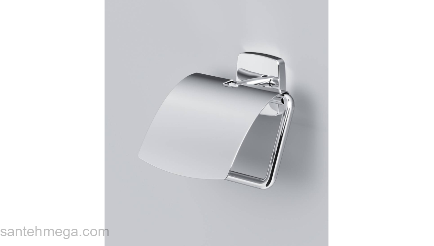 Держатель для туалетной бумаги с крышкой AM.PM Gem A90341400 для ванной комнаты. Фото