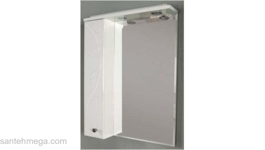 Зеркало-шкаф АКВАТОН Лиана 65 1A166202LL01L. Фото