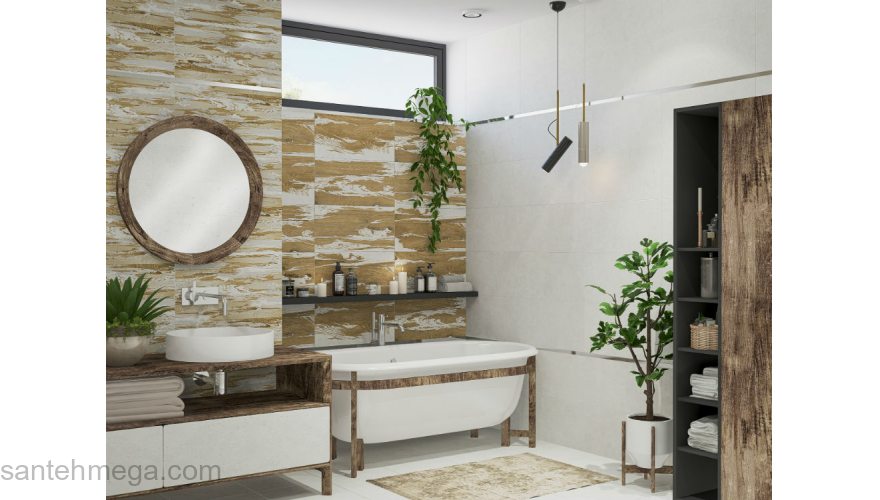 Azori 507981101 Плитка облицовочная Grunge 315х630 nutt light. Фото