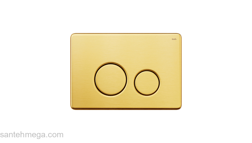 Клавиша смыва универсальная золото Unisteel 001 IDDIS UNS01GGi77. Фото