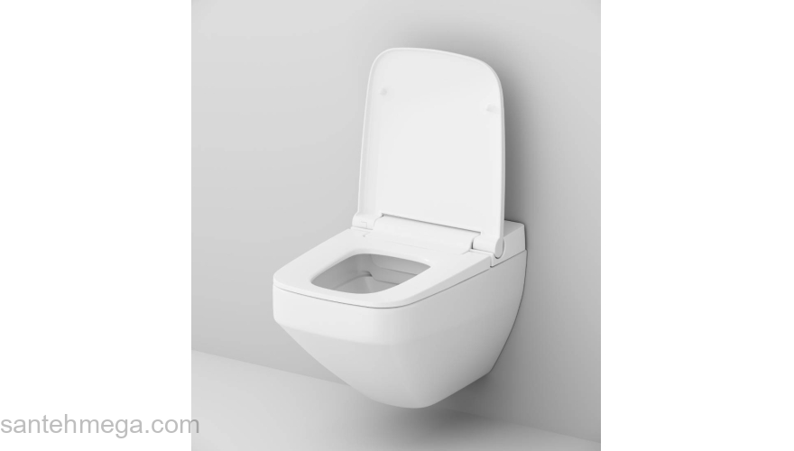 Унитаз подвесной безободковый FlashClean, с крышкой-биде AM.PM Inspire 2.0 CCC50A1700SC. Фото