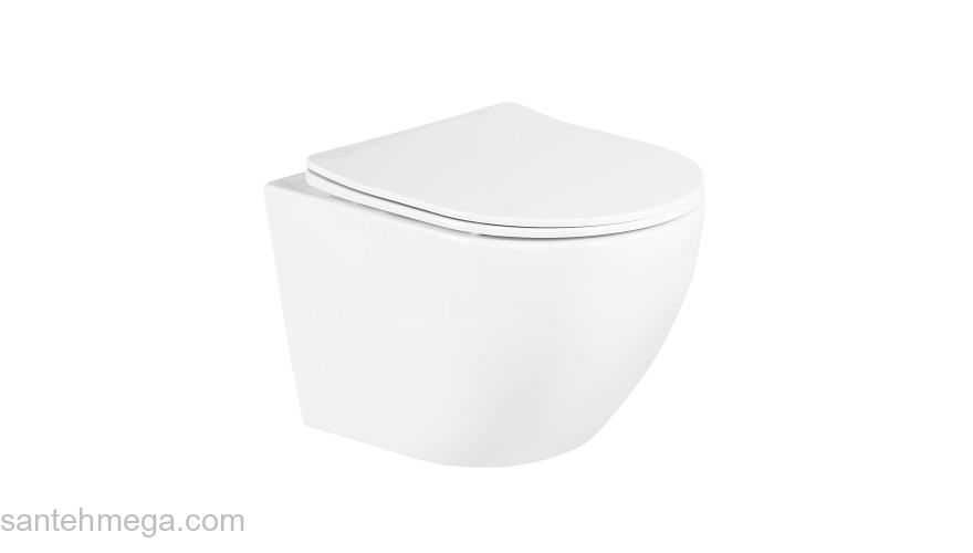 Унитаз подвесной безободковый BELBAGNO Uno BB3105CHR. Фото