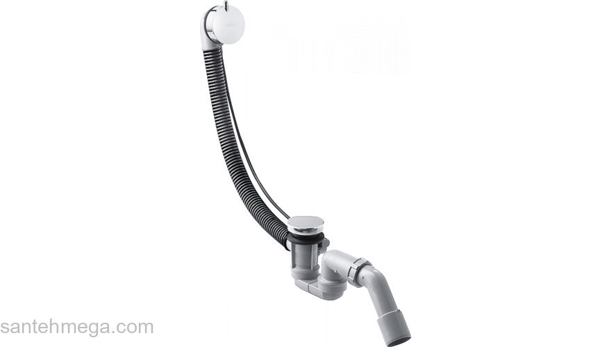 Слив-перелив для ванны Hansgrohe Flexaplus S 58150000. Фото