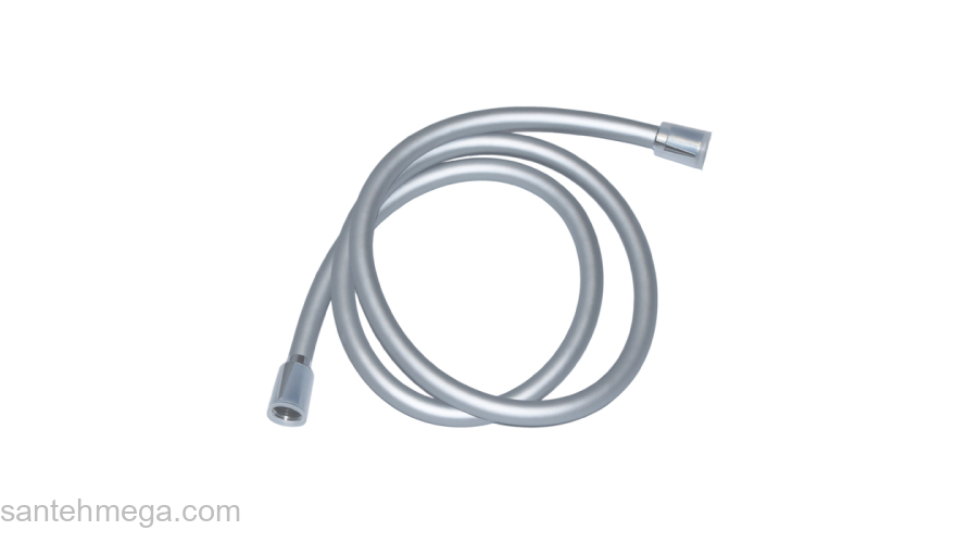 Шланг для душа серебряный силиконовый 1,2м Optima Home IDDIS OPH12SLi19. Фото