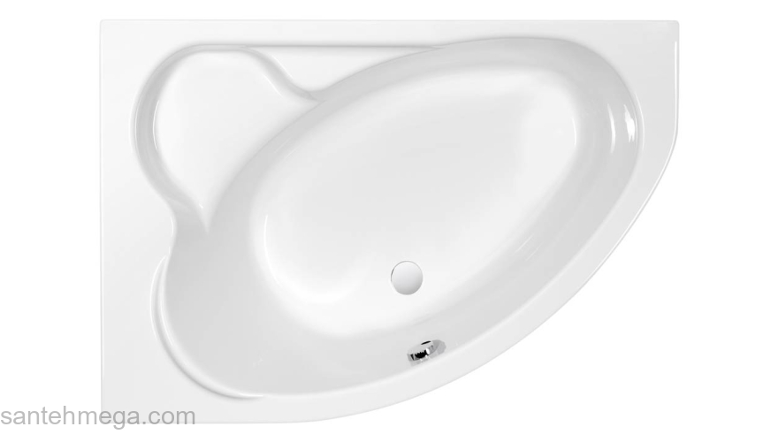 CERSANIT Акриловая ванна KALIOPE 153 левая WA-KALIOPE*153-L. Фото