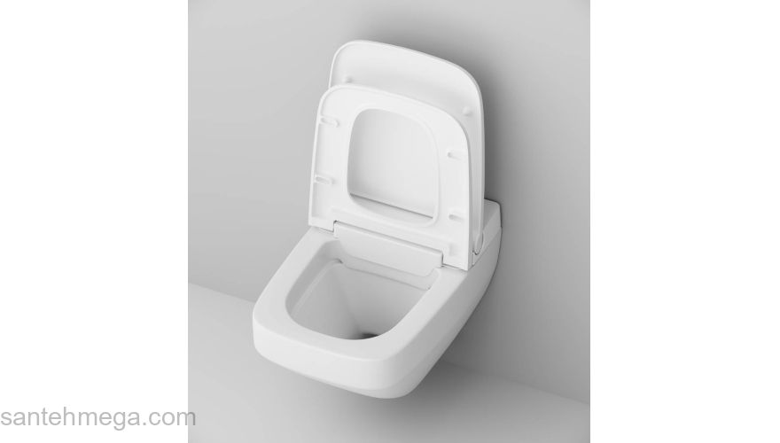 Унитаз подвесной безободковый FlashClean, с крышкой-биде AM.PM Inspire 2.0 CCC50A1700SC. Фото