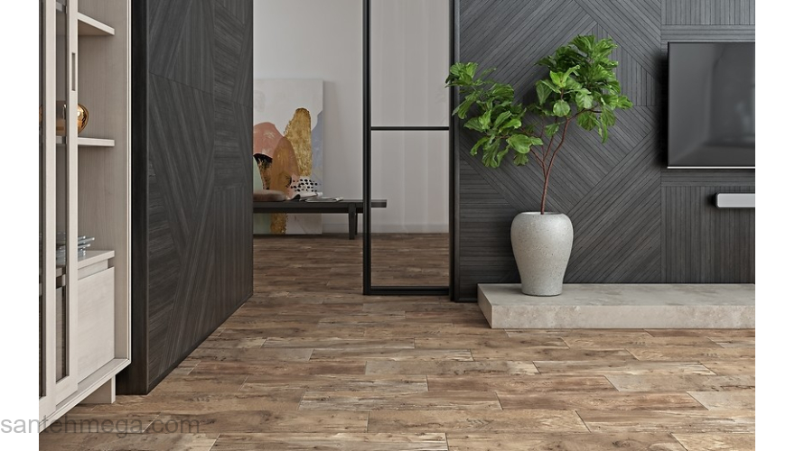 CERSANIT C-IW4M012D Керамический гранит Industrialwood 185х598 бежевый. Фото