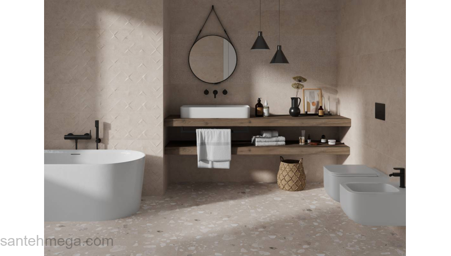 Gracia Ceramica 010100001292 Плитка облицовочная Kyoto 300х900 beige 02. Фото