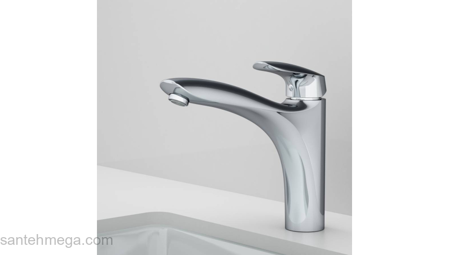 F5300032 Bliss L, смеситель для кухни, излив 195 мм, хром, шт AM.PM Bliss L F5300032. Фото