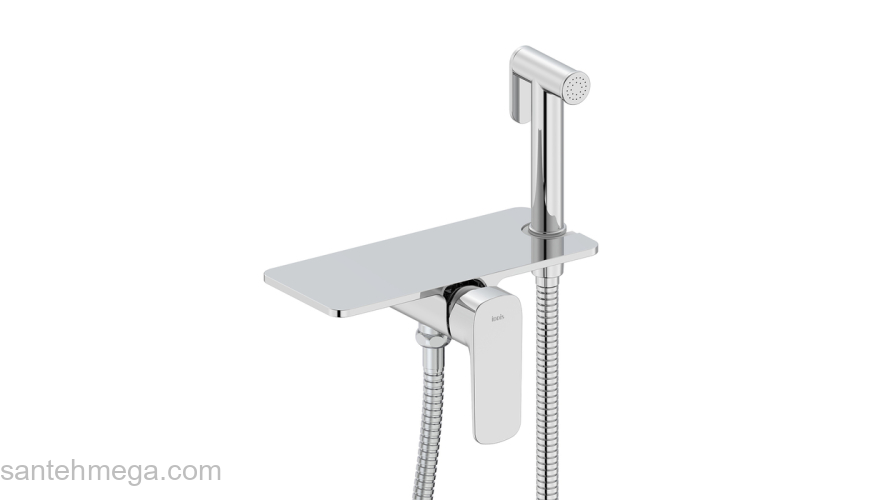 Встраиваемый смеситель с гигиеническим душем полка Axes IDDIS AXESBSHi08. Фото