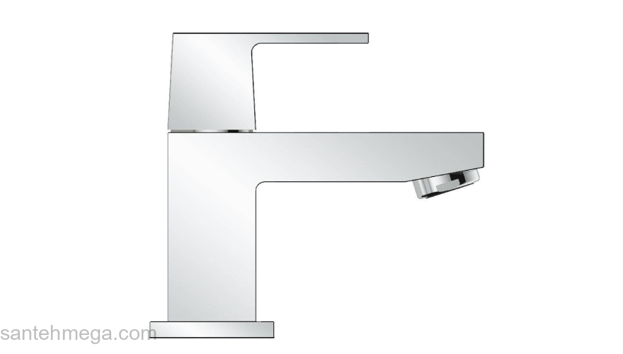 GROHE 23137000 Eurocube Вертикальный вентиль. Фото