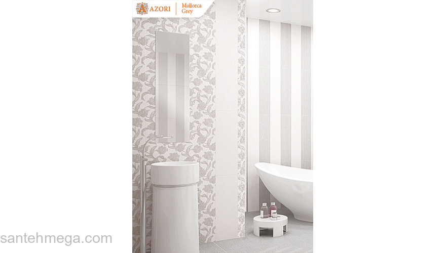 Azori 585081001 Бордюр Mallorca 75х630 beige floris