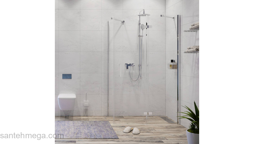 Душевой уголок WASSERKRAFT Aller 10H07RWHITE. Фото