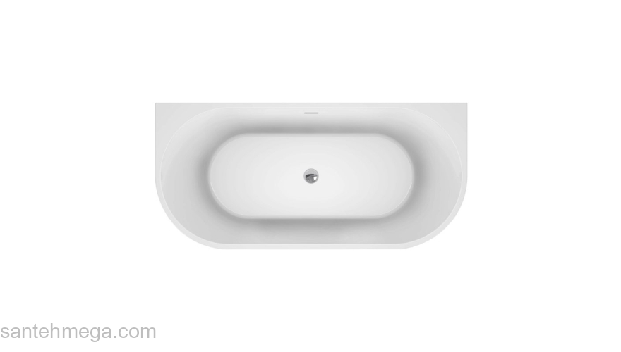 Ванна акриловая пристенная BELBAGNO BB710-1700-800. Фото